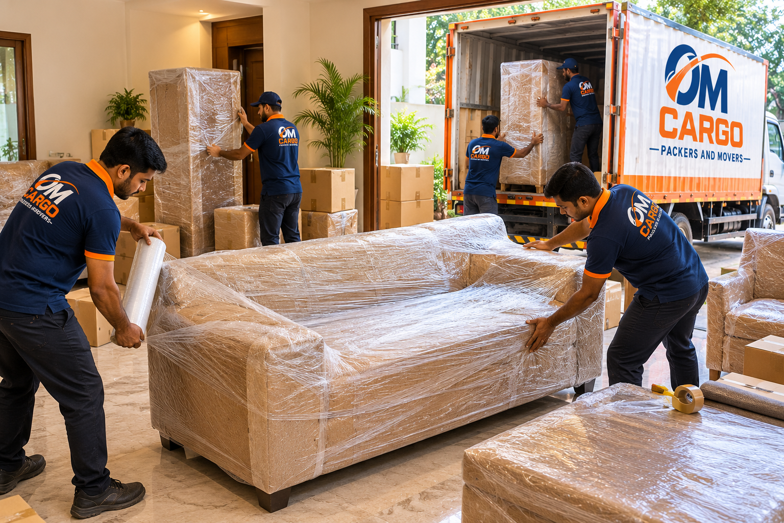 OM Cargo Packers and Movers work photo 2
