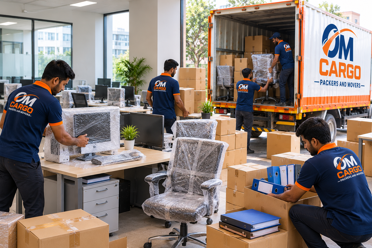 OM Cargo Packers and Movers work photo 1